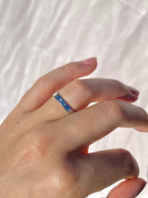 Load image into Gallery viewer, Vintage 18k White Gold Eternity Diamond Band