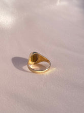 Load image into Gallery viewer, Vintage 9k Tigers Eye Signet Ring
