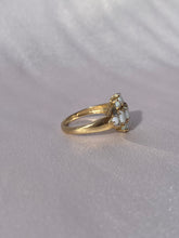 Load image into Gallery viewer, Vintage Opal Diamond Cluster 9k Ring