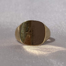 Load image into Gallery viewer, Vintage 9k Monogram LU Signet Ring