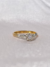 Load image into Gallery viewer, Antique 18k Platinum Solitaire Diamond Ring