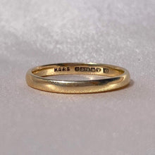 Load image into Gallery viewer, Antique 9k Yellow Gold Band
