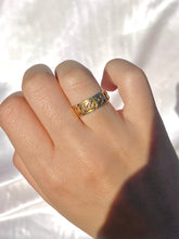 Load image into Gallery viewer, Antique 9k Gold Mizpah 1899 Ring Band