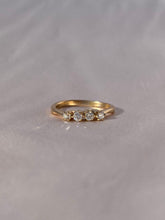 Load image into Gallery viewer, Antique 18k Four Diamond Ring
