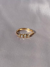 Load image into Gallery viewer, Antique 18k Four Diamond Ring