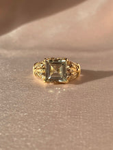 Load image into Gallery viewer, Vintage 9k Teal Amethyst Ring