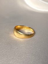 Load image into Gallery viewer, Antique 18k Solitaire Diamond Gypsy Ring 1913-14