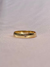Load image into Gallery viewer, Vintage 9k Diamond Love Band