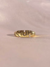 Load image into Gallery viewer, Vintage 9k MUM Mom Ring
