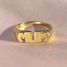 Load image into Gallery viewer, Vintage 9k MUM Mom Ring
