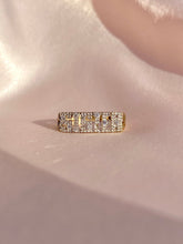 Load image into Gallery viewer, Vintage 9k Sister Lattice Ring