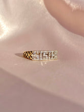Load image into Gallery viewer, Vintage 9k Sister Lattice Ring