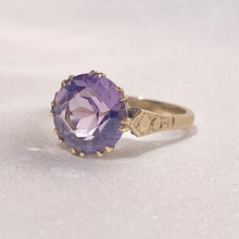 Load image into Gallery viewer, Vintage 9k Amethyst Rosa de Francia Ring