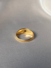 Load image into Gallery viewer, Antique 18k Solitaire Diamond Gypsy Ring 1913-14