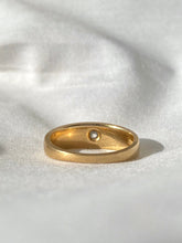 Load image into Gallery viewer, Antique 18k Diamond Gypsy Ring 1898