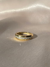 Load image into Gallery viewer, Vintage 9k Paneled Diamond Ring