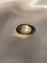 Load image into Gallery viewer, Vintage 9k Paneled Diamond Ring