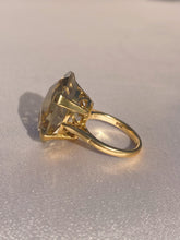 Load image into Gallery viewer, Vintage 9k Oval Smokey Quartz Ring