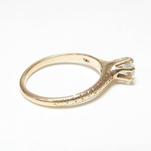 Load image into Gallery viewer, Antique 14k Solitaire Old European Diamond Engagement Ring 1930