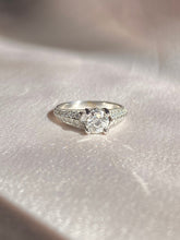 Load image into Gallery viewer, Antique Engagement Old European Cut .60ct Diamond Ring