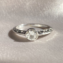 Load image into Gallery viewer, Antique Engagement Old European Cut Bezel Diamond Ring
