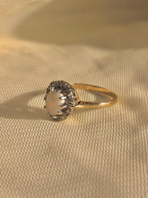 Load image into Gallery viewer, Vintage 9k Opal Diamond Cluster Halo Ring