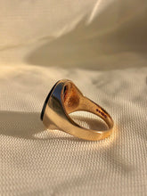 Load image into Gallery viewer, Vintage 9k Onyx Large Signet Ring