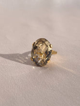 Load image into Gallery viewer, Vintage 9k Oval Smokey Quartz Ring