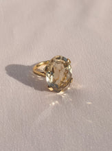 Load image into Gallery viewer, Vintage 9k Oval Smokey Quartz Ring