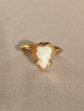 Load image into Gallery viewer, Vintage 9k Studded Cameo Ring