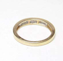 Load image into Gallery viewer, Vintage 14k Channel Princess Cut Diamond Ring