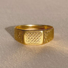 Load image into Gallery viewer, Antique 14k Art Deco Lattice Band