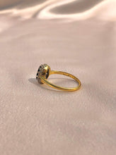 Load image into Gallery viewer, Antique 18k Sapphire Diamond Ring 1907