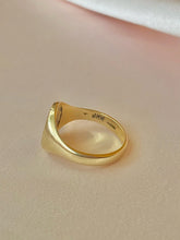 Load image into Gallery viewer, Vintage 9k Lapis Lazuli Freemason Signet Ring 1940s