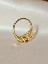 Load image into Gallery viewer, Vintage 14k Citrine Garnet Ring