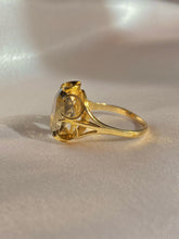 Load image into Gallery viewer, Vintage 9k Smoky Quartz Dress Ring 1975
