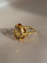 Load image into Gallery viewer, Vintage 9k Smoky Quartz Dress Ring 1975
