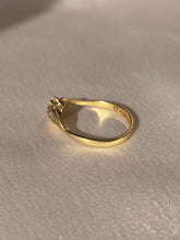 Load image into Gallery viewer, Vintage 9k Diamond Swirl Ring