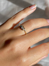 Load image into Gallery viewer, Antique 18k Platinum Crossover Old European Diamond Ring