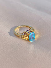 Load image into Gallery viewer, Vintage 10k Topaz Amethyst Swivel Ring