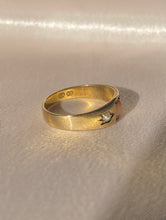 Load image into Gallery viewer, Antique 15k CoraI Pearl Gypsy Ring 1887