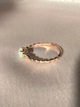 Load image into Gallery viewer, Vintage 14k Opal Diamond Drop Ring