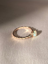 Load image into Gallery viewer, Vintage 14k Opal Diamond Drop Ring