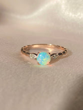 Load image into Gallery viewer, Vintage 14k Opal Diamond Drop Ring
