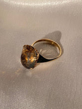 Load image into Gallery viewer, Vintage 9k Oval Smokey Quartz Dress Ring