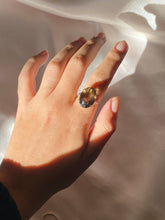 Load image into Gallery viewer, Vintage 9k Oval Smokey Quartz Dress Ring