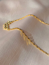 Load image into Gallery viewer, Vintage 9k Bezel Diamond Necklace 0.40 cts