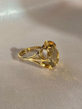 Load image into Gallery viewer, Vintage 9k Smoky Quartz Dress Ring 1975
