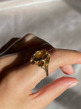 Load image into Gallery viewer, Vintage 9k Smoky Quartz Dress Ring 1975