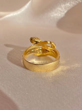 Load image into Gallery viewer, Vintage 14k Double Headed Snake Ring